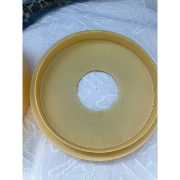 Vintage Celluloid Plastic Vanity Hair Receiver French Ivory Pyralin - Picture 3 of 4